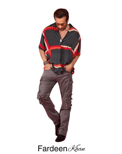 Waimea Jeans Denims pants worn by Fardeen Khan for his movie promotions for Khel Khel Mein.