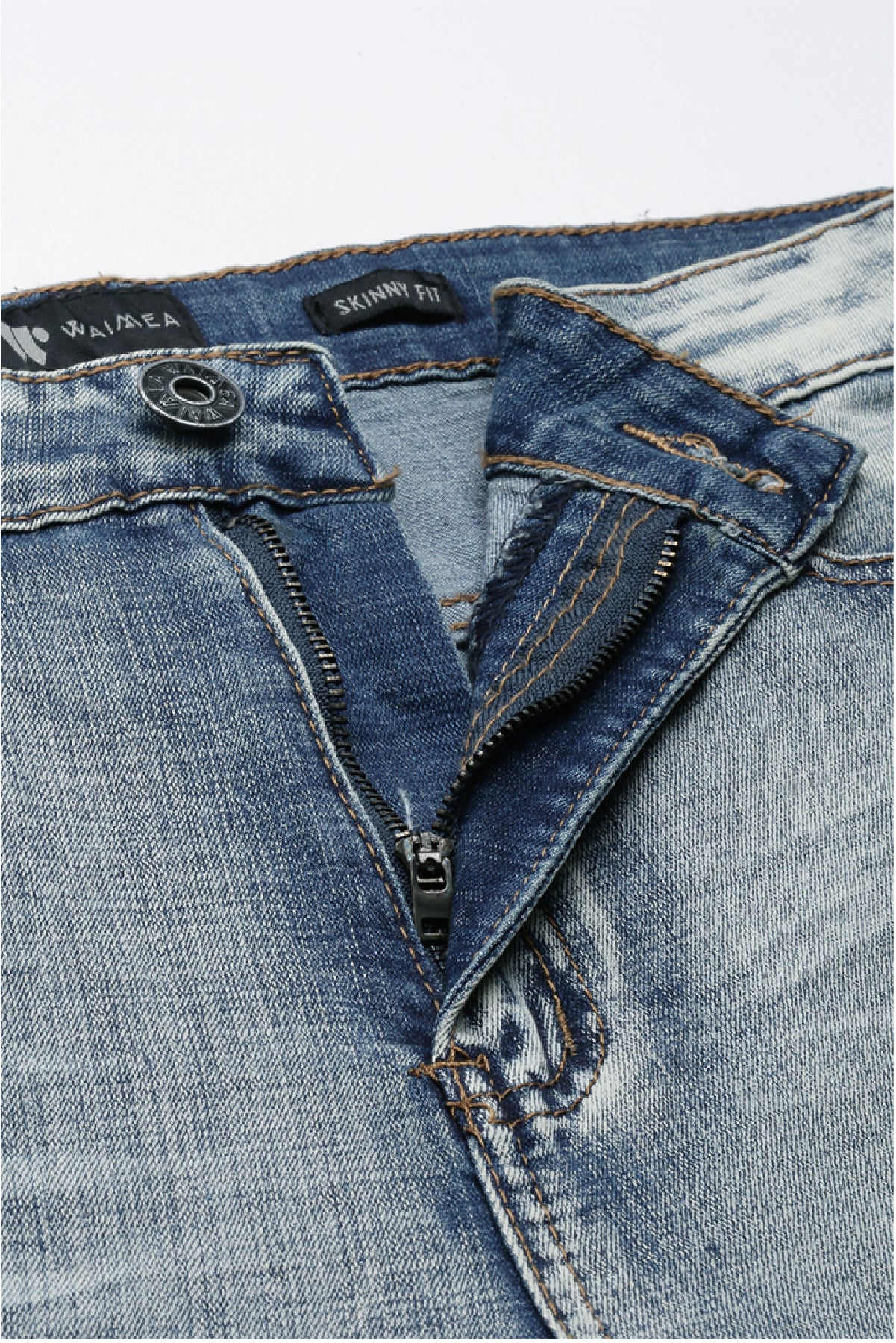 Men\'s Skinny Fit Vintage Wash Color Jeans – Waimea